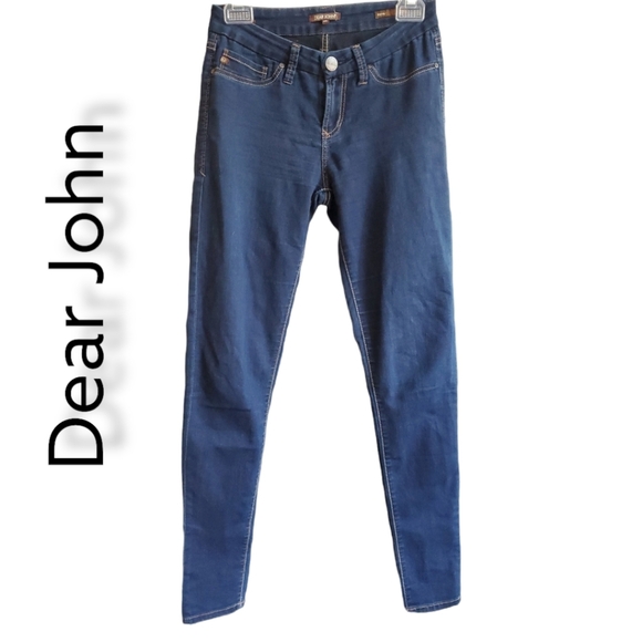 Dear John Metro Zodiac Dark Wash Skinny Jean Jeggings | Size: 26 - Picture 6 of 6